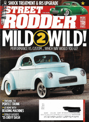STREET RODDER 2014 MAY - SHOCK AND IRS UPGRADE, PERFECT TRUNK FINISHED